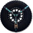 2" Teal Topography Y Strap - Xtrusion Overland