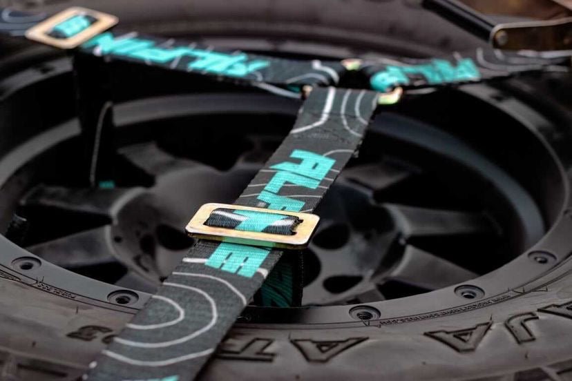 2" Teal Topography Y Strap - Xtrusion Overland