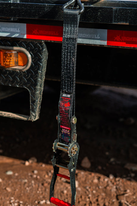 2" x 10' Ratchet Tie-Down (Closed hook) and 2'' x 39'' Axle Tie-Down Set (Pack of 4) (Lifetime Warranty) - Xtrusion Overland