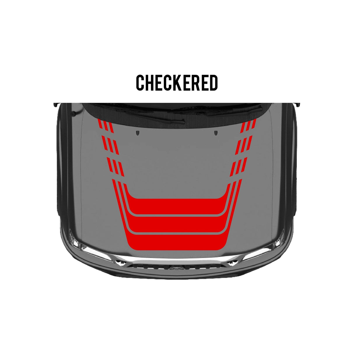 2001-04 Tacoma Checkered Stripe Kit - Xtrusion Overland