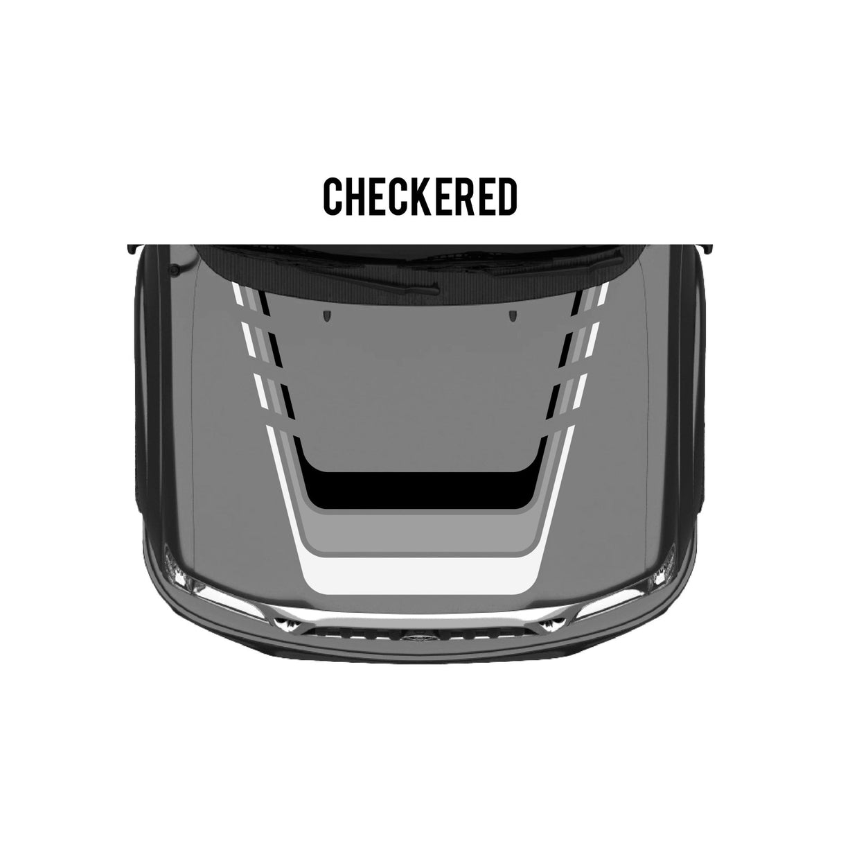 2001-04 Tacoma Checkered Stripe Kit - Xtrusion Overland