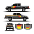 2001-04 Tacoma Checkered Stripe Kit - Xtrusion Overland
