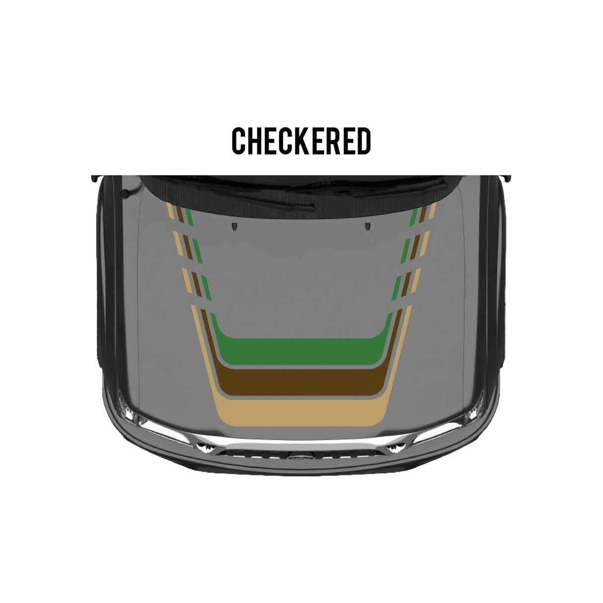 2001-04 Tacoma Checkered Stripe Kit - Xtrusion Overland