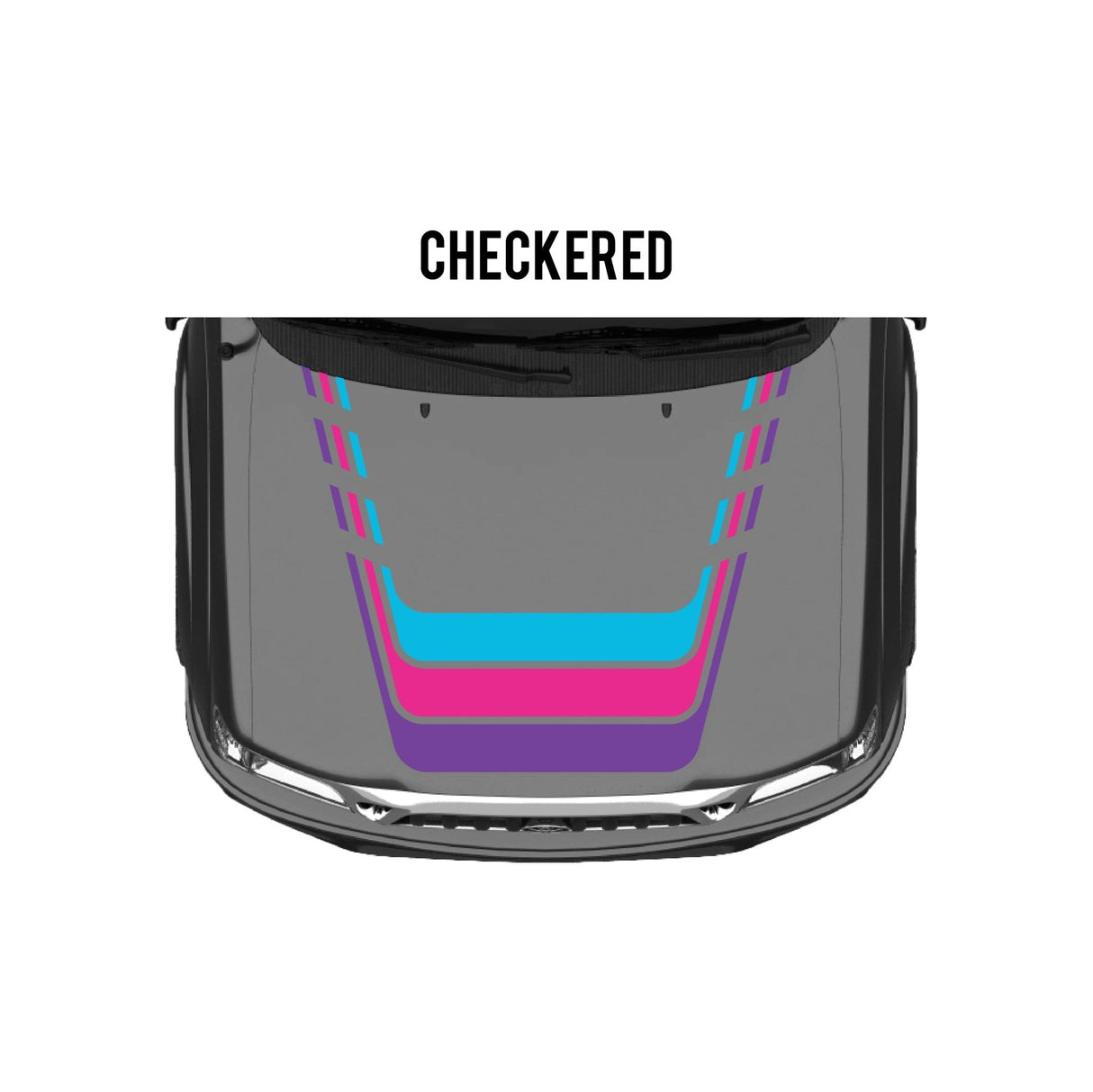 2001-04 Tacoma Checkered Stripe Kit - Xtrusion Overland