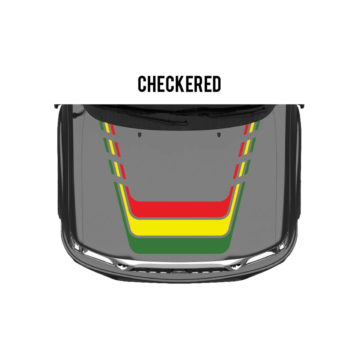 2001-04 Tacoma Checkered Stripe Kit - Xtrusion Overland
