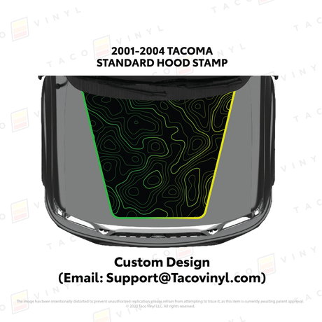 2001-04 Toyota Tacoma Hood Stamp - Xtrusion Overland