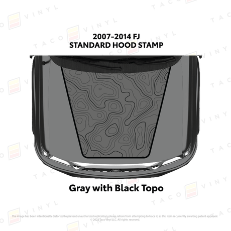 2001-04 Toyota Tacoma Hood Stamp