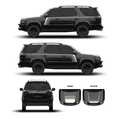 2001–07 Sequoia Checkered Stripe Kit - Xtrusion Overland