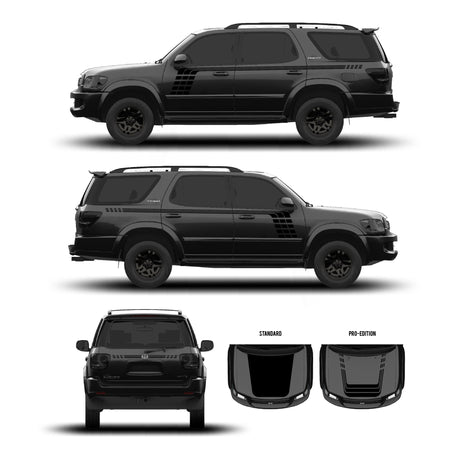 2001–07 Sequoia Checkered Stripe Kit - Xtrusion Overland
