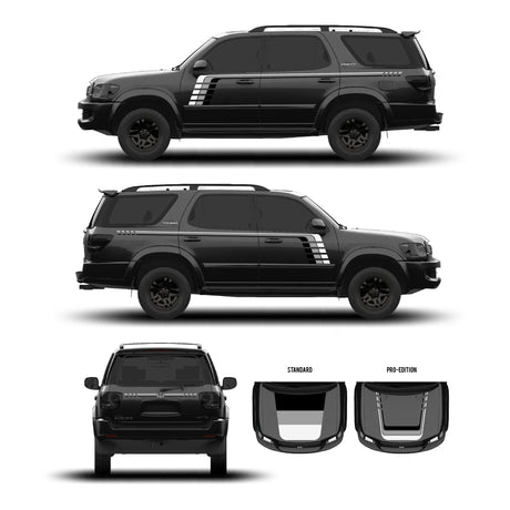 2001–07 Sequoia Checkered Stripe Kit - Xtrusion Overland