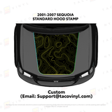 2001 - 07 Sequoia Hood Stamp - Xtrusion Overland