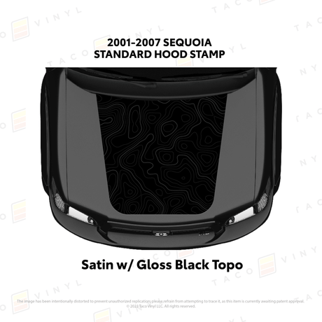 2001 - 07 Sequoia Hood Stamp - Xtrusion Overland