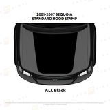 2001 - 07 Sequoia Hood Stamp - Xtrusion Overland