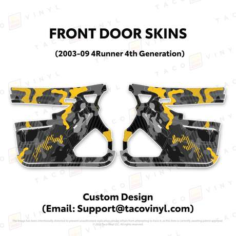 2003-2009 4Runner Door Skins - Xtrusion Overland