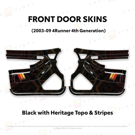 2003-2009 4Runner Door Skins - Xtrusion Overland