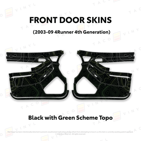 2003-2009 4Runner Door Skins - Xtrusion Overland