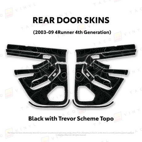 2003-2009 4Runner Door Skins - Xtrusion Overland