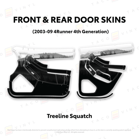 2003-2009 4Runner Door Skins - Xtrusion Overland