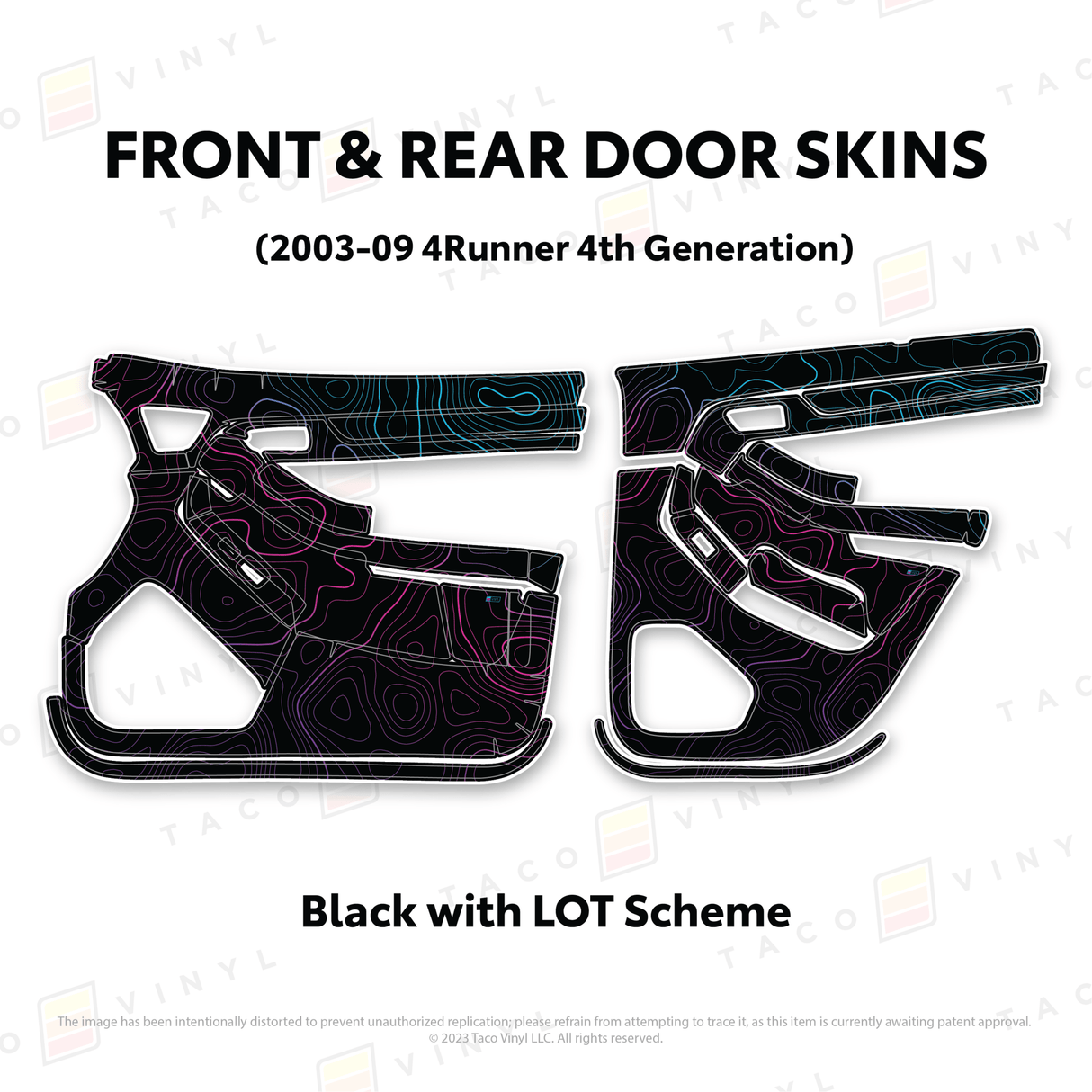2003-2009 4Runner Door Skins - Xtrusion Overland