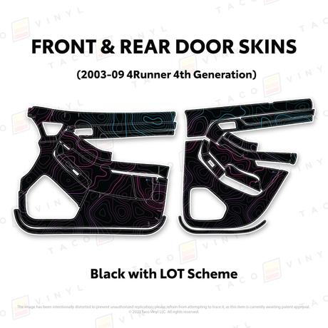2003-2009 4Runner Door Skins - Xtrusion Overland
