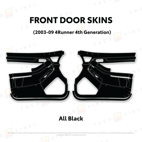 2003-2009 4Runner Door Skins - Xtrusion Overland