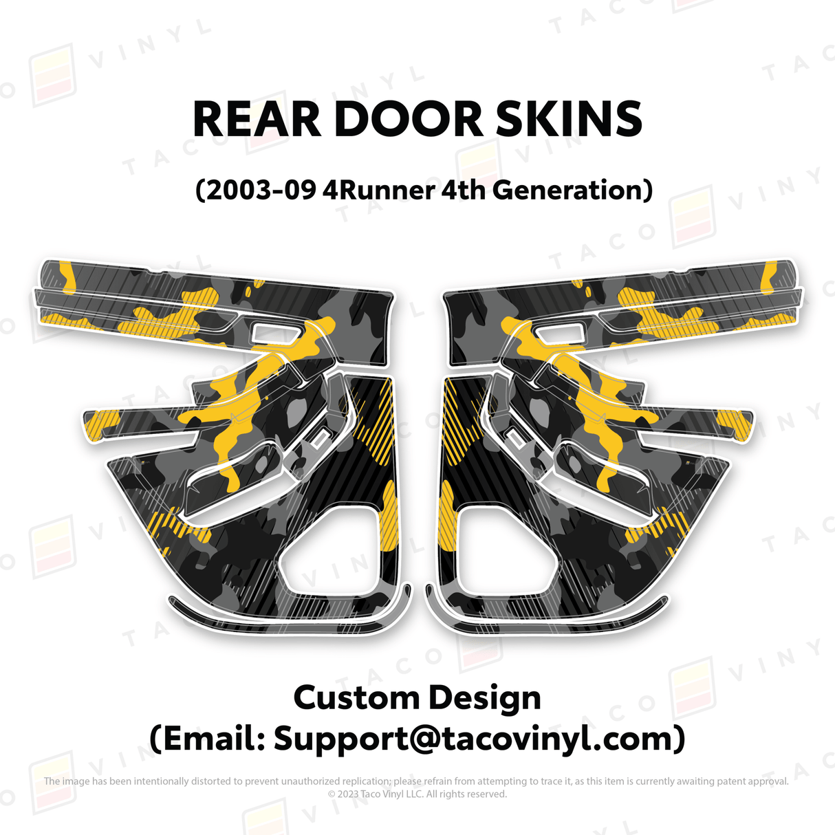 2003-2009 4Runner Door Skins - Xtrusion Overland
