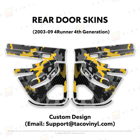 2003-2009 4Runner Door Skins - Xtrusion Overland