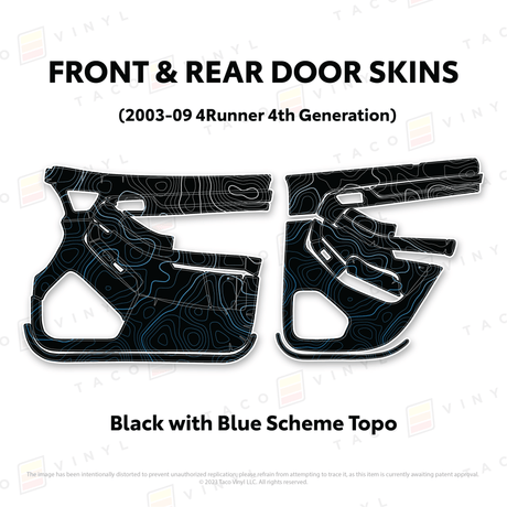 2003-2009 4Runner Door Skins - Xtrusion Overland
