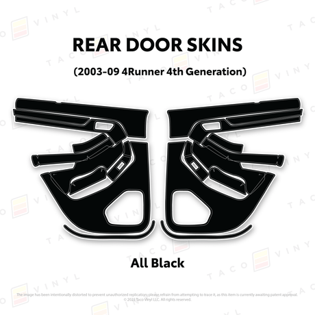2003-2009 4Runner Door Skins - Xtrusion Overland