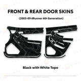 2003-2009 4Runner Door Skins - Xtrusion Overland