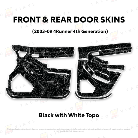 2003-2009 4Runner Door Skins - Xtrusion Overland