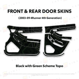 2003-2009 4Runner Door Skins - Xtrusion Overland