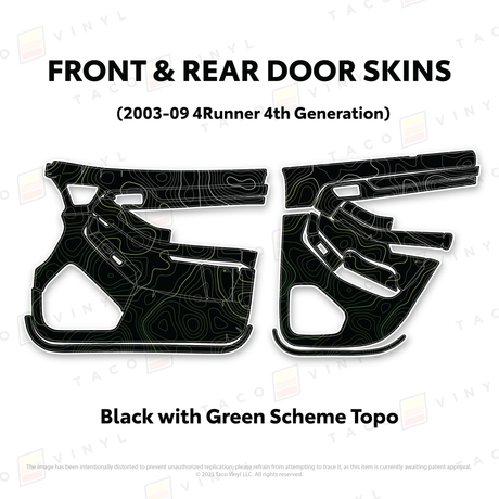 2003-2009 4Runner Door Skins - Xtrusion Overland