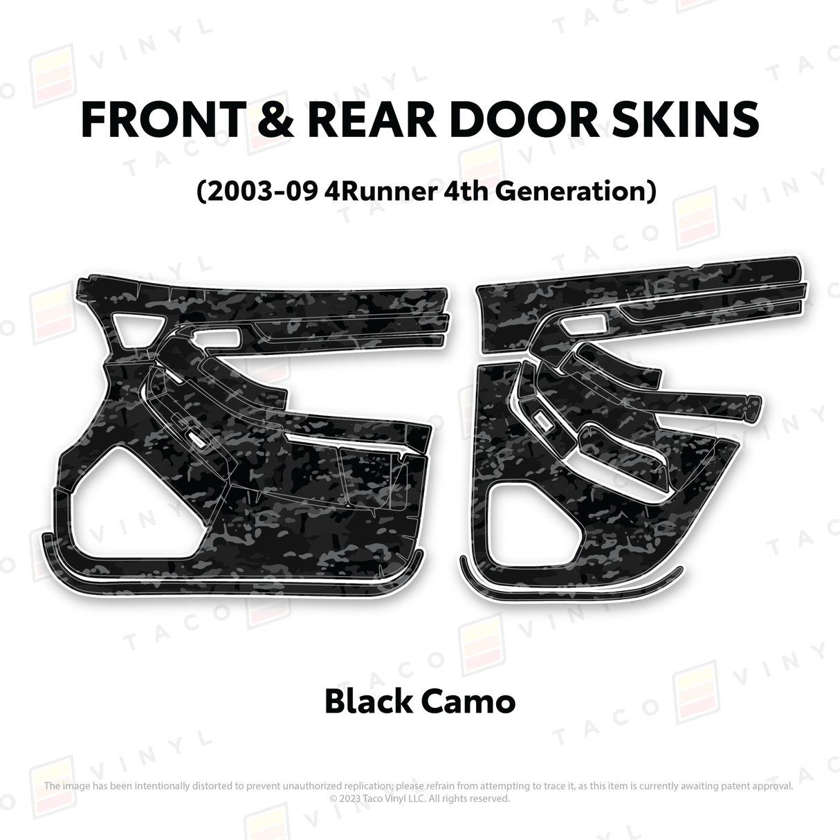 2003-2009 4Runner Door Skins - Xtrusion Overland
