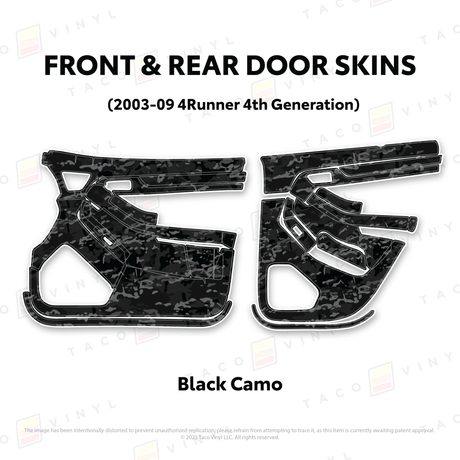 2003-2009 4Runner Door Skins - Xtrusion Overland