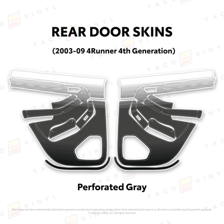 2003-2009 4Runner Door Skins - Xtrusion Overland
