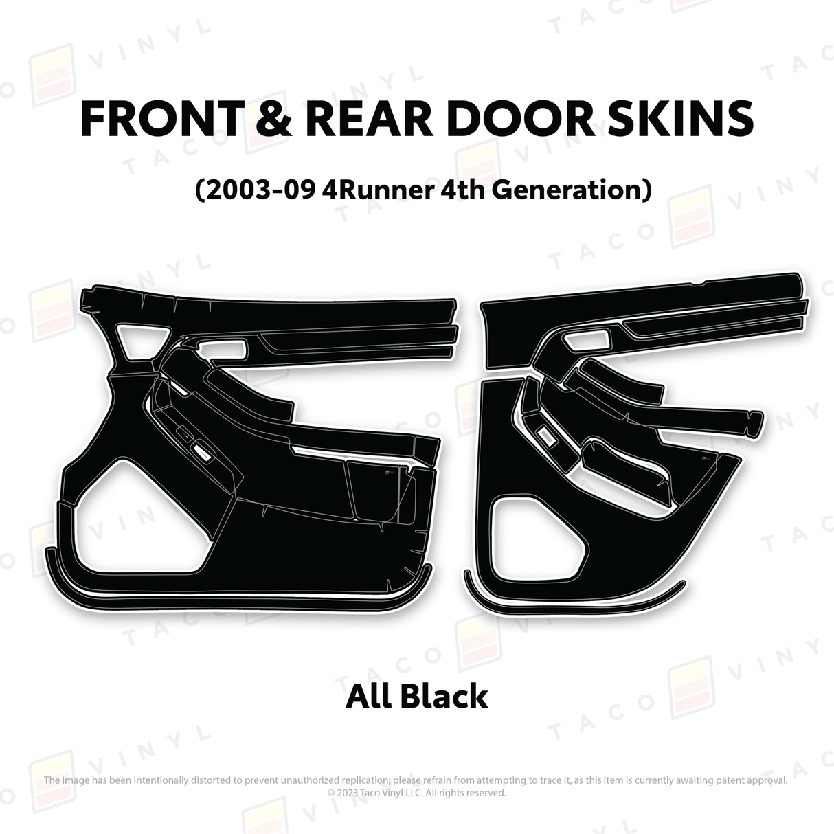 2003-2009 4Runner Door Skins - Xtrusion Overland