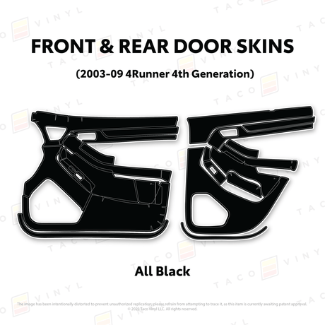 2003-2009 4Runner Door Skins - Xtrusion Overland