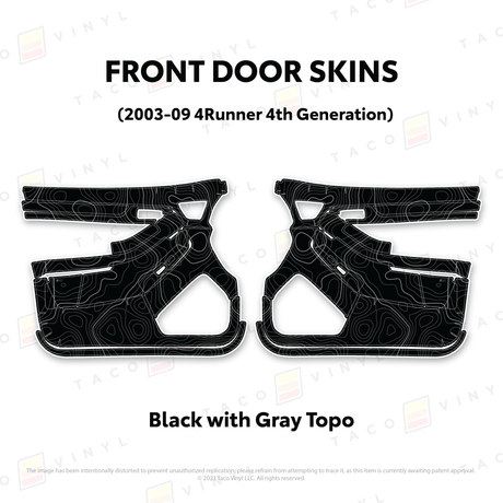 2003-2009 4Runner Door Skins - Xtrusion Overland