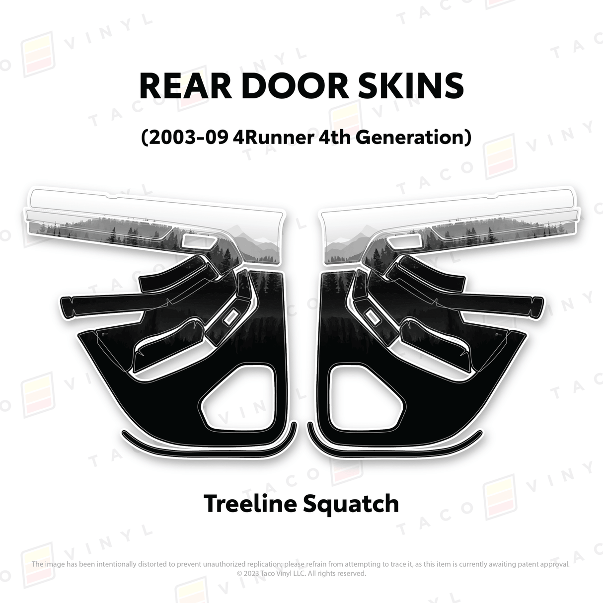 2003-2009 4Runner Door Skins - Xtrusion Overland