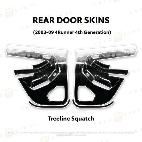 2003-2009 4Runner Door Skins - Xtrusion Overland