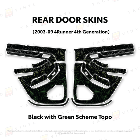 2003-2009 4Runner Door Skins - Xtrusion Overland