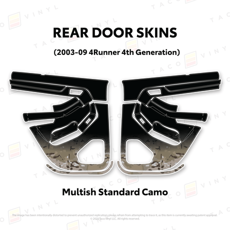 2003-2009 4Runner Door Skins - Xtrusion Overland