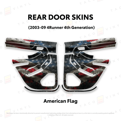 2003-2009 4Runner Door Skins - Xtrusion Overland