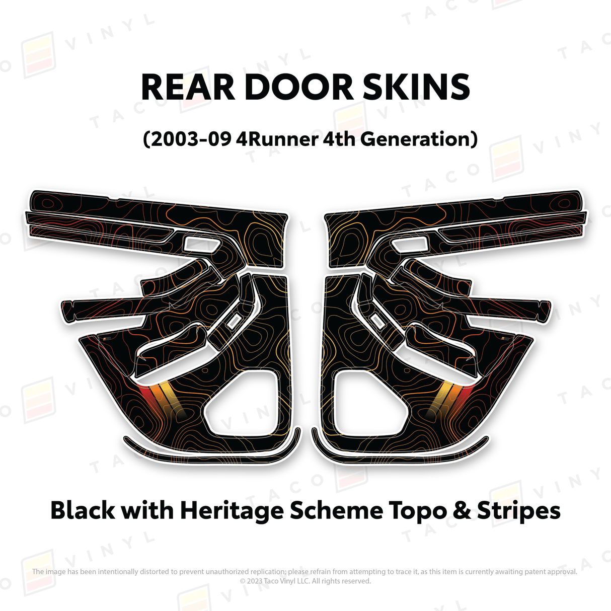 2003-2009 4Runner Door Skins - Xtrusion Overland