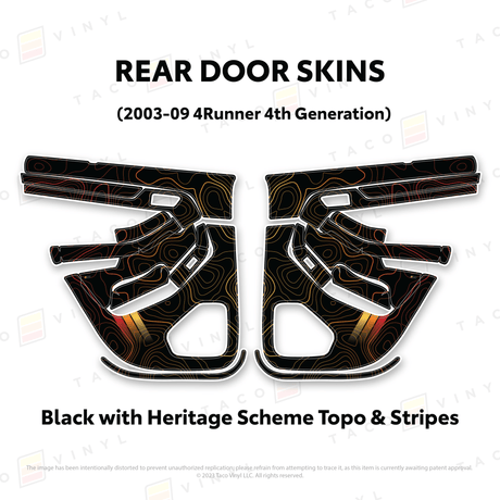 2003-2009 4Runner Door Skins - Xtrusion Overland