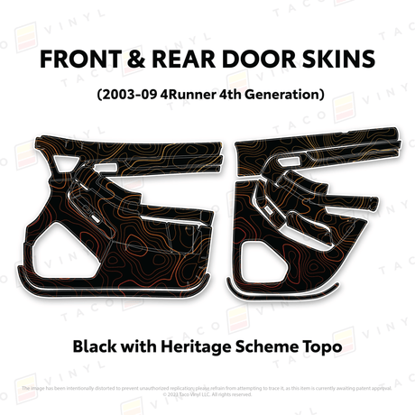 2003-2009 4Runner Door Skins - Xtrusion Overland