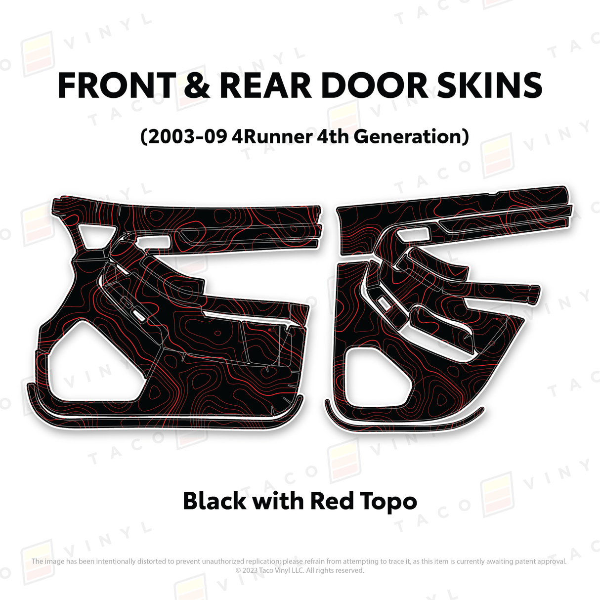 2003-2009 4Runner Door Skins - Xtrusion Overland