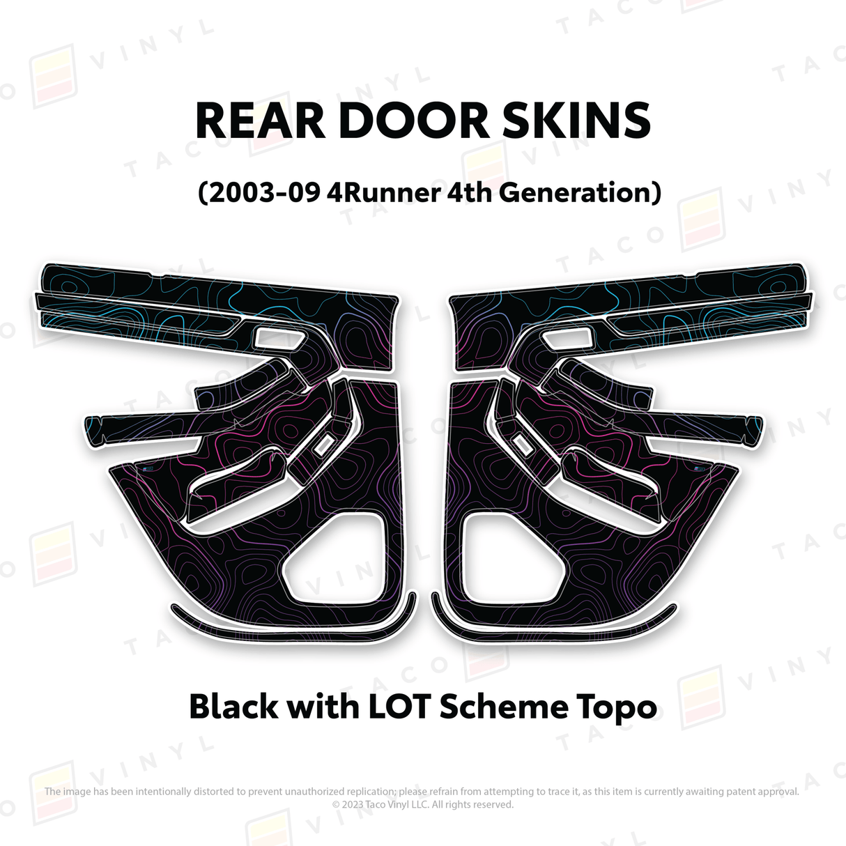 2003-2009 4Runner Door Skins - Xtrusion Overland