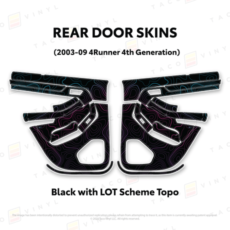 2003-2009 4Runner Door Skins - Xtrusion Overland